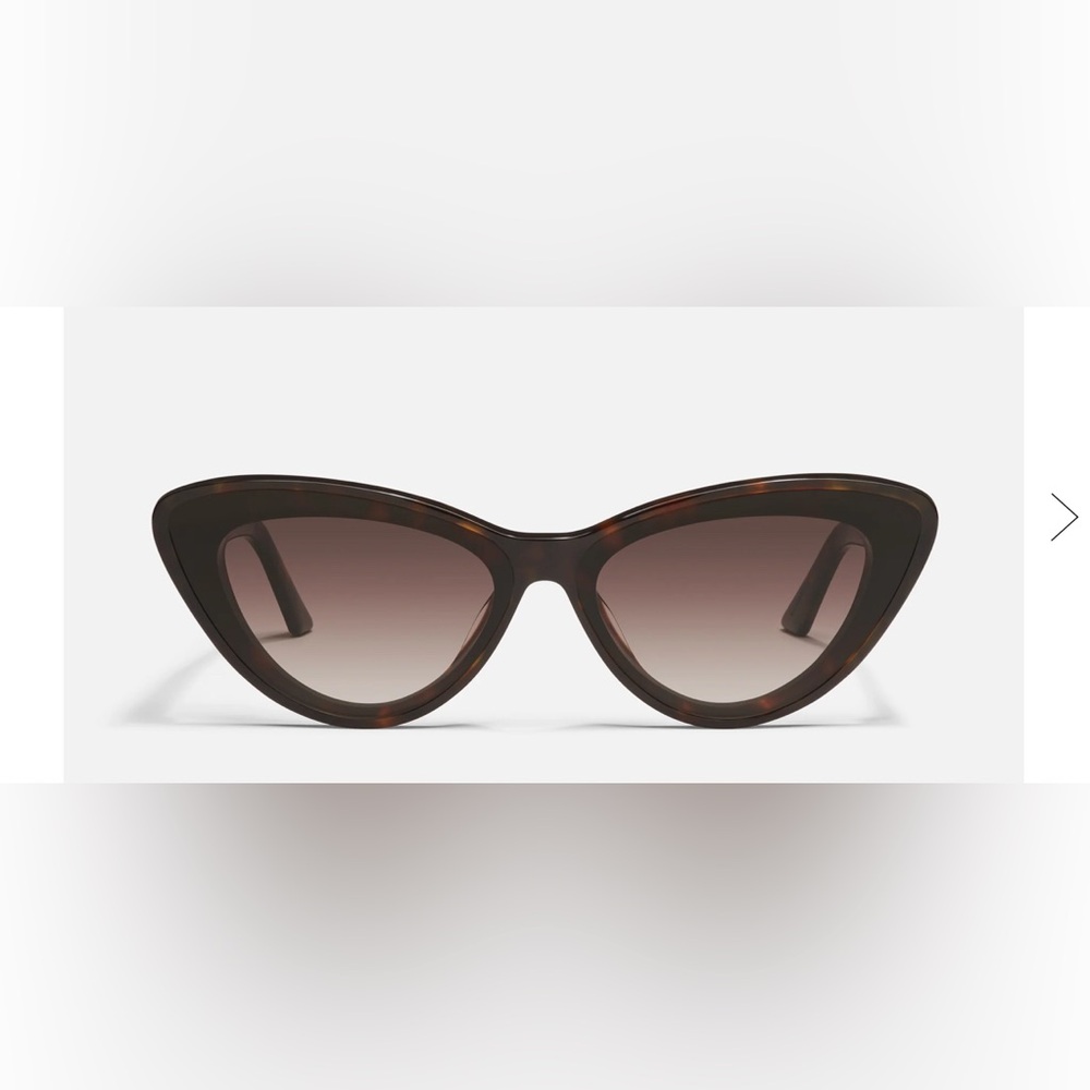 Quay Australia Brown Cat-Eye Sunglasses